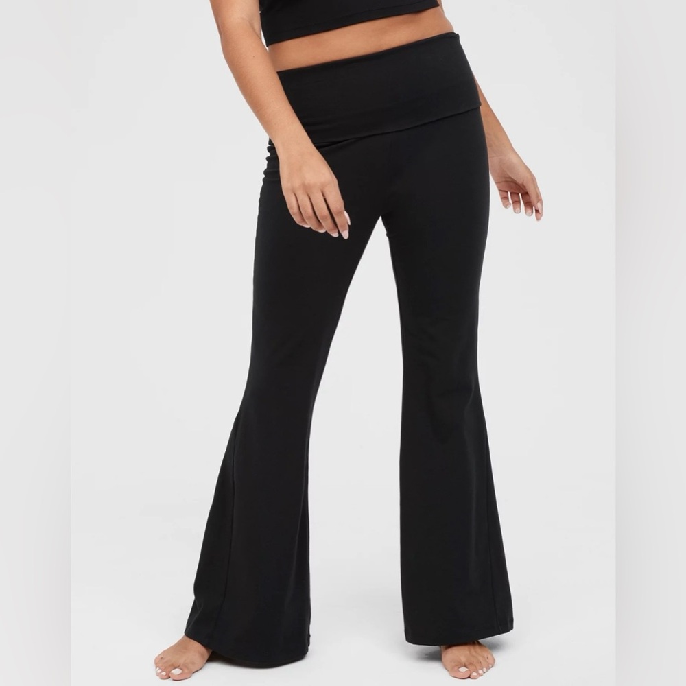 OFFLINE By Aerie OG Foldover High Waisted Super Flare Legging✨NWOT M